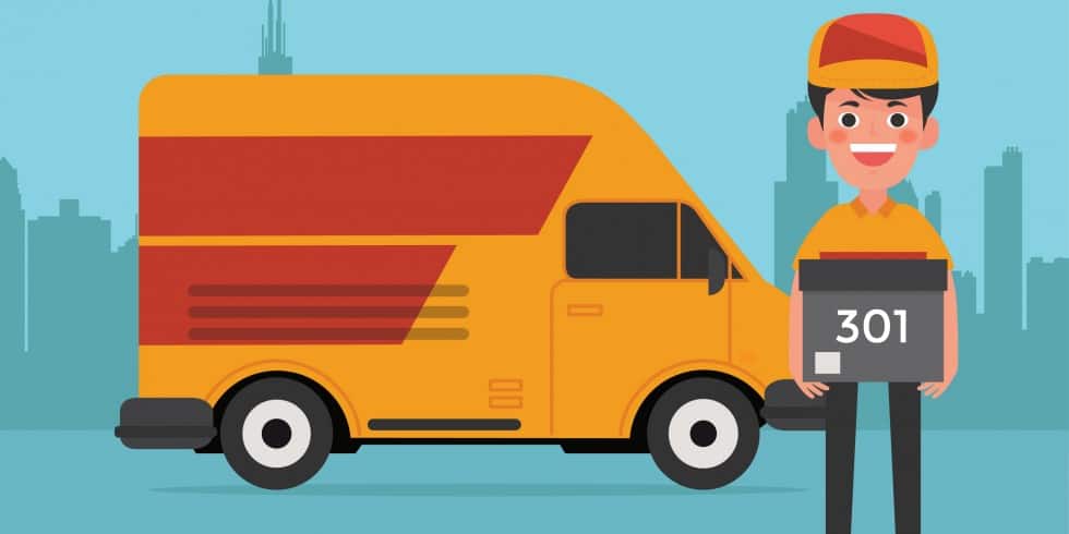 Vector Delivery Man 301